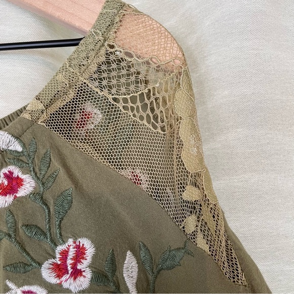 Altar’d State Embroidered Rayon Crop Top - Picture 2 of 12